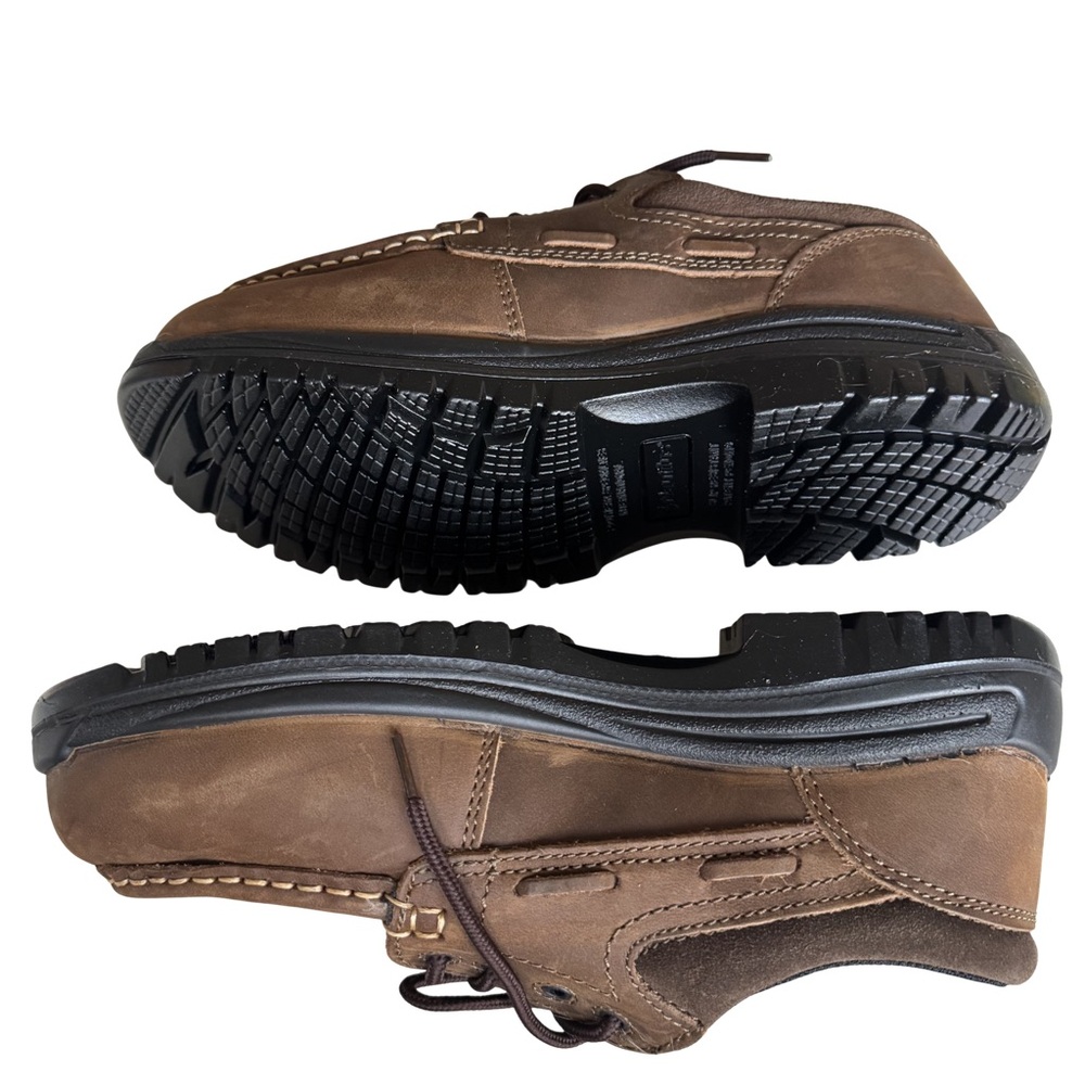 Nautilus N1826 Composite Toe Work Shoes 9 Wide Brown Leather Slip Resistant - Picture 5 of 10